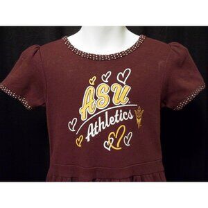 ASU Athletics Dress with Bloomers 3T Sun Devils Arizona State Burgundy Hearts